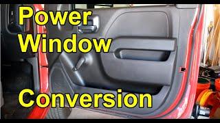 [HOW TO] Convert Manual Crank Windows to Power Windows - 2016 Silverado W/T