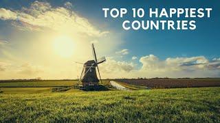 Top 10 | happiest countries | countries with most happiest people