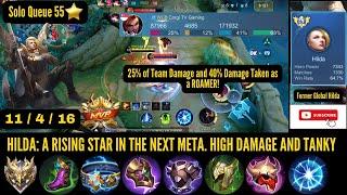 TUTORIAL FOR HILDA - A RISING STAR IN THE NEXT META FOR ROAMERS WITH HIGH DAMAGE AND VERY TANKY!