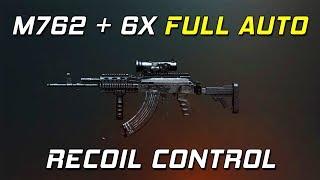 How To Control Recoil on M762 with 6X Full Auto | Pubg Mobile