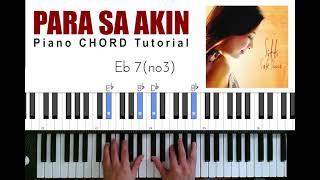 PARA SA AKIN Piano CHORD Tutorial by Sitti Navarro