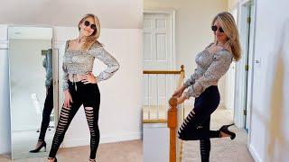 BLACK FASHION NOVA LEGGINGS:  20 DAYS OF LEGGINGS - [fashion review]