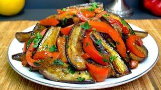  They are so delicious – these eggplants with peppers! Million dollar recipe!