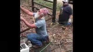 Awesome Texas welder! Pipe fence work entry ways!