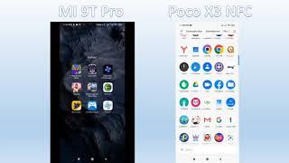 Xiaomi Mi 9T Pro vs Poco X3 NFC Speed Test Comparison