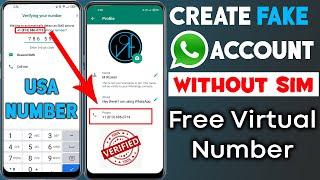 how to make fake whatsapp account without SIM number |  9TechnoR