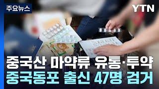 중국 식품점 통해 마약류 유통·투약...중국동포 출신 47명 검거 / YTN