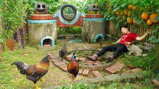 Harvesting Lots of Red Lychees & go Market to Sell – Girl in Danger When Giant Python Escapes!