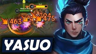 WILD RIFT YASUO MID LANE GAMEPLAY IN SEASON 14 (BUILD & RUNES)