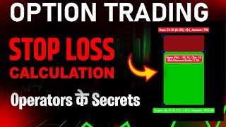 Stop loss calculation  How to Calculate Stoploss in Chart | stop loss kaise nikale With Delta