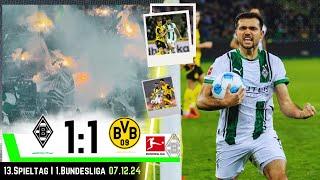 GLADBACH vs. DORTMUND HIGHLIGHTS️Fohlen holen dank Stöger-Elfmeter 1 Punkt⁉️