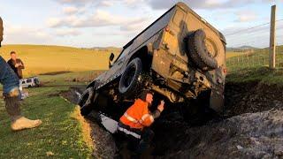 B*STARD LANE, 4X4 OFF-ROADING in WALES, Discovery 2's, Defender's, Hiluxes and Amerocks