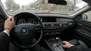 2014 BMW 730 [High Executive] 3.0l 258HP - POV Test drive in foggy day