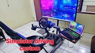 pembuatan dan tes simulator driving + steer logitech g29