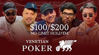 Venetian Poker Live | $100/$200 with Jean-Robert Bellande, Rampage & David Williams