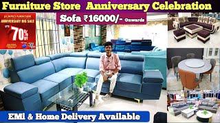 Furniture Store Anniversary Celebration Offer In Hyderabad | Sofa ₹16000/- | Home & Office Furniture