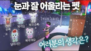 입양에서 눈이 내리는데 이 펫이 없으면 슬프다 (?) (로블록스 입양하세요)