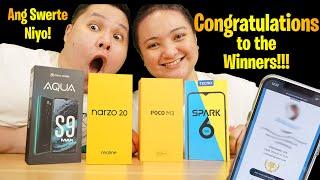 Congratulations to the Winners of the Unbox Diaries 1 Million Giveaway Challenge