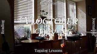 Vlogtober Day 4 - Reading a Tita Rosie's Kitchen Mystery and Learning Tagalog