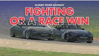 iRacing - Intense Battle for My First Race Win in at Summit point raceway