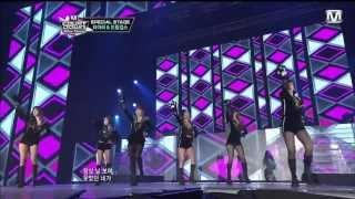 130425　T-ARA and Dream Girls　Bo Peep Bo Peep @ M countdown Nihao-Taiwan