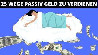 Passives Einkommen 2022 - 25 Wege passiv Geld zu verdienen im Schlaf