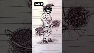 Goku Lifting Blackhole Speed Drawing StickMan #shorts #anime #drawing #goku #dragonball