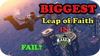 Falling off from biggest building in GTA V