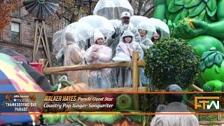 Todd interviews Country Music Star, Walker Hayes at the 98th Annual Macy's Thanksgiving Day Parade