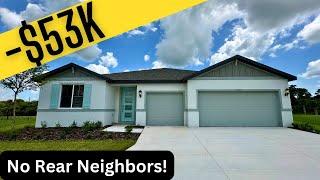 Inside 4 Parrish Florida New Construction Homes For Sale with 3 Car Garages and Price Cuts in 2024!