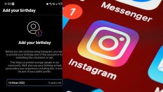 Instagram Add Your Birthday Ne Demek? Instagram Neden Doğum Tarihimi Soruyor?