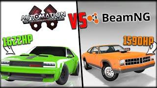 Can I Build A Better Drag Car?? - Automation VS BeamNG