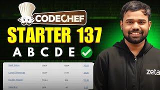 A-E Codechef Starters 137 Editorials | Speedrun | Double Trouble | Large Differences | Solutions