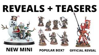 Warhammer Reveals, Teasers and Releases! New Mini, Kill Team Demand, Fuegan Article, Aeldari Art