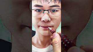 画好了罗妈妈罗爸爸和儿子珍贵同框，这幅画已经邮寄给罗妈妈了，留个念想，罗帅宇太让人心疼了#罗帅宇 罗帅宇妈妈 罗帅宇爸爸