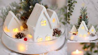 DIY FESTIVE CHRISTMAS SNOW VILLAGE