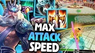 Max Attack Speed + Movement Speed on Poseidon - Smite Ranked 1v1 Duel