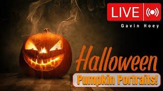 Halloween Pumpkin Portraits... LIVE Q&A