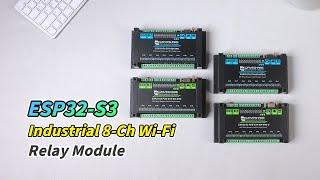 ESP32-S3 WiFi Relay With RS485 & CAN & PoE#waveshare #esp32 #esp32project #homeassistant