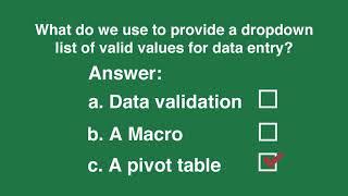 Excel Analyzing Data