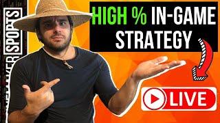 LIVE Sports Betting Strategy! (Easy 2 Step In-Game Strategy)