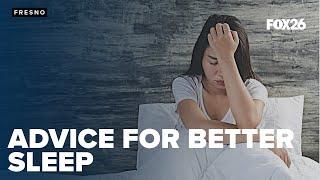 Sleep advice for a good night's rest