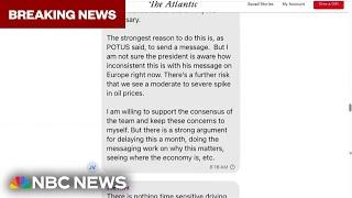 BREAKING: The Atlantic releases the Signal group chat messages on U.S. strikes in Yemen