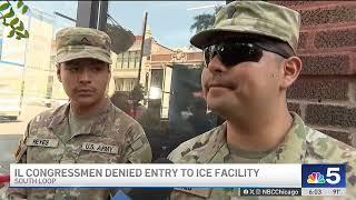 Dramatic scenes unfold at Chicago ICE subcontractor office Tuesday