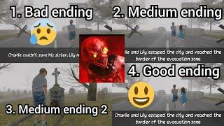 Death Park 2 All 4 endings bad + good endings