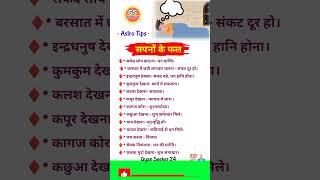 Astro tips in hindi | शुभ अशुभ स्वप्न फल #shorts #shortsfeed #astro #gyan #viral