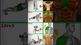 Ultimate Back, Chest, Shoulder & Abs Workout #workout #exercise