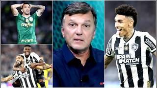 "Gente, OLHA ISSO que PODE ACONTECER agora! Botafogo e Palmeiras..." VEJA o que Mauro Cezar DESTACOU