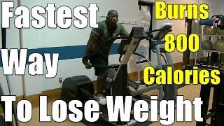 Fastest Way to Lose Weight = This 40min HIIT Elliptical Workout (Burns 800 calories)