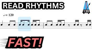 Boost Your Rhythm Reading Speed – 10 Fast Exercises at 120 BPM 